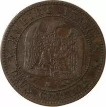 France Napoléon III - 2 Centimes 1853 Ma Marseille