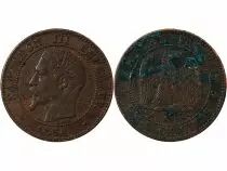France Napoléon III - 2 Centimes 1854 A Paris