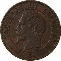 France Napoléon III - 2 Centimes 1854 A Paris