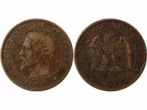 France Napoléon III - 2 Centimes 1855 A Paris - Ancre
