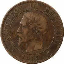 France Napoléon III - 2 Centimes 1855 A Paris - Ancre
