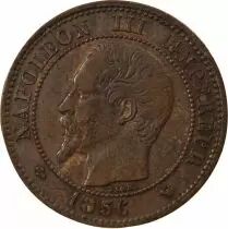 France Napoléon III - 2 Centimes 1856 W Lille