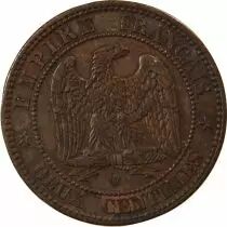 France Napoléon III - 2 Centimes 1856 W Lille