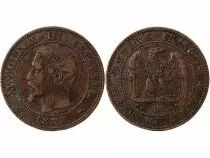 France Napoléon III - 2 Centimes 1857 D Lyon - Ancre Petit Lion