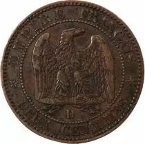 France Napoléon III - 2 Centimes 1857 D Lyon - Ancre Petit Lion