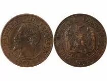 France Napoléon III - 2 Centimes 1857 W Lille