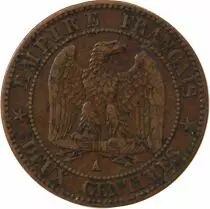 France Napoléon III - 2 Centimes 1861 A Paris