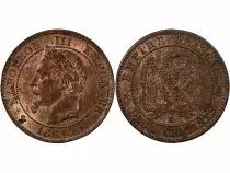 France Napoléon III - 2 Centimes 1861 K Bordeaux