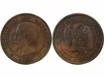 France Napoléon III - 2 Centimes Tête Nue 1855 A Paris - Ancre