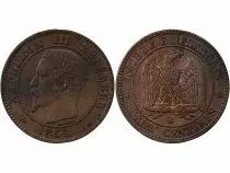 France Napoléon III - 2 Centimes Tête Nue 1856 K Bordeaux