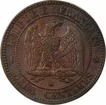 France Napoléon III - 2 Centimes Tête Nue 1856 K Bordeaux