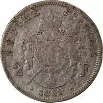 France Napoléon III - 2 Francs Argent 1869 A Paris