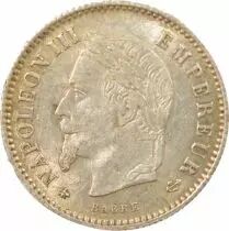 France Napoleon III - 20 Silver Centimes, Big Diameter - 1868 A Paris