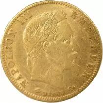 France Napol&eacute;on III - 5 Francs Or, T&ecirc;te laur&eacute;e - 1866 A Paris