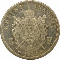 France Napoleon III - 5 Silver Francs, Laureate Head - 1868 A Paris