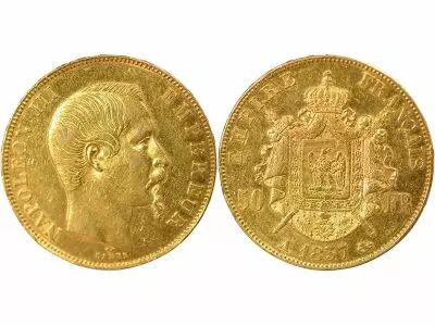 France Napoleon III - 50 Gold Francs, Bare Head - 1857 A Paris