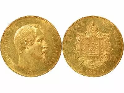 France Napoleon III - 50 Gold Francs, Bare Head - 1857 A Paris