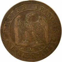 France Napoleon III - Centime, Bare Head - 1855 A Paris