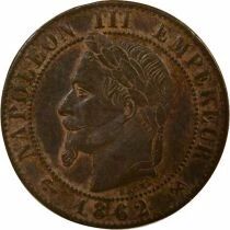 France Napol&eacute;on III - Centime, T&ecirc;te laur&eacute;e - 1862 A Paris