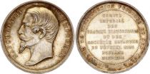 France Napoleon III - Comité des Travaux Historiques - 1858 - Silver