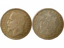 France Napol&eacute;on III - Franc Argent, T&ecirc;te Laur&eacute;e - 1866 A Paris