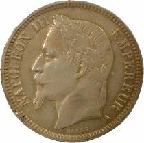 France Napol&eacute;on III - Franc Argent, T&ecirc;te Laur&eacute;e - 1866 A Paris