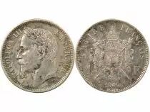France Napoleon III - Silver Franc, Laureate Head- 1869 A Paris