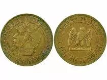 France Napoleon III, Defeat of Sedan - Bronze Token - 1870