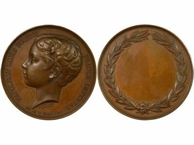 France Napol�on IV - M�daille Cuivre, non attribu� - 1863