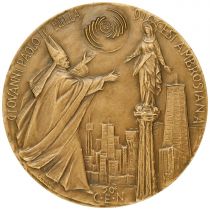 France National Eucharistic Congress of Milano - 1983 - Bronze