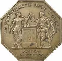 France National Insurance Company - Silver Token - 1830