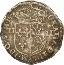France Navarre, Henri IV - 1/4 Ecu Argent - 1601 St Palais