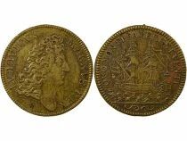 France Navy, Louis XIV - Brass Token