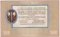 France Necessity note of WWII - P&eacute;tain - 1941 / 1942