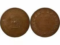 France Négociant Thonnelier, Bihourd - Essai Module 5 Francs - 1836 Paris