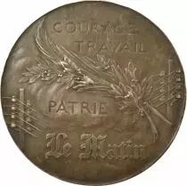France Newspaper - Silver Medal, Le Matin - 1904 Paris