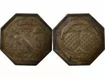France Nobility of Brittany, René François of Menou ? Silver Octogonal Token