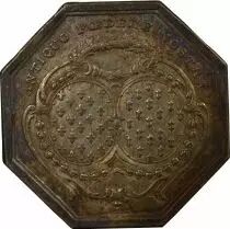 France Nobility of Brittany, René François of Menou ? Silver Octogonal Token