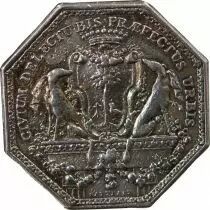 France Noblesse de Bretagne - Yves De La Motte Fablet, Maire De Rennes - Jeton Argent N.D. (C.1788)