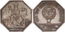 France Notaires  - Paris - Justice seated - ND (1880-) - Silver