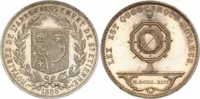 France Notaires  - Saint-Etienne- 1886   - Silver