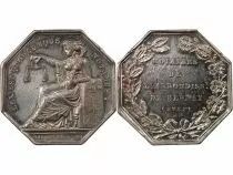 France Notaires, Bernay  Jeton Argent Poinçon Abeille (1845-1860)