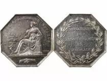 France Notaires, Bordeaux  Jeton Argent Poinçon Abeille (1845-1860)