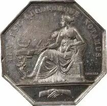 France Notaires, Bordeaux  Jeton Argent Poinçon Abeille (1845-1860)