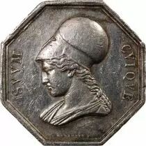 France Notaires, Les Andelys  Jeton Argent Sans Poinçon