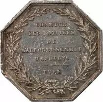France Notaires, Les Andelys  Jeton Argent Sans Poinçon