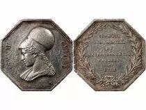 France Notaires, Les Andelys  Jeton Argent Sans Poinçon