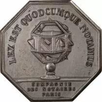 France Notaires, Paris  Jeton Bronze Florentin 1976 - Tricentenaire du Ier Jeton