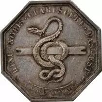 France Notaires, Trevoux  Jeton Argent 1832 Sans Poinçon