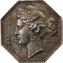 France Notaires, Troyes  Jeton Argent Poinçon Abeille (1860-1879)